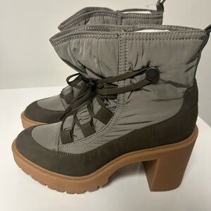 Dolce Vita Gray and Brown Winter Boots
